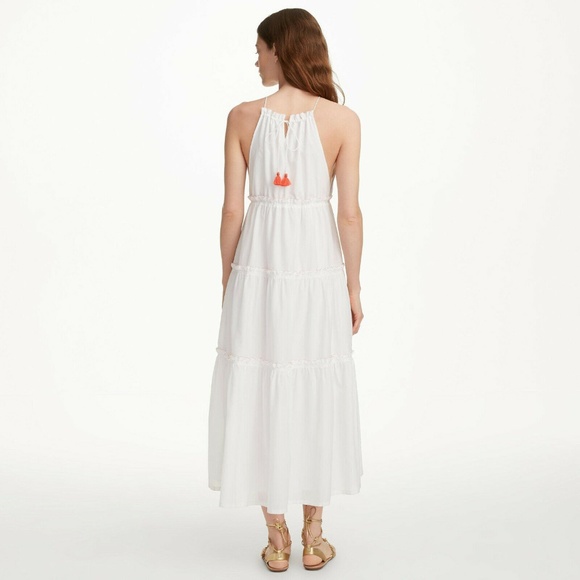 Club Monaco Dresses & Skirts - NWT Club Monaco Tayla Tiered Dress White & red